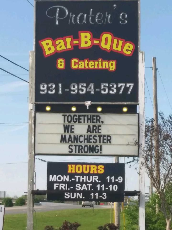 Prater's continues to operate during this time.